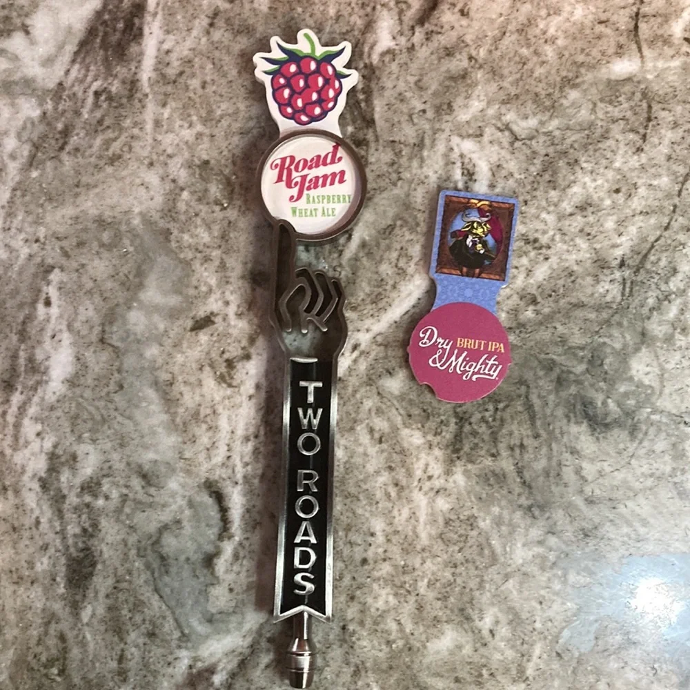 Two Roads Brewery Metal Tap Handle